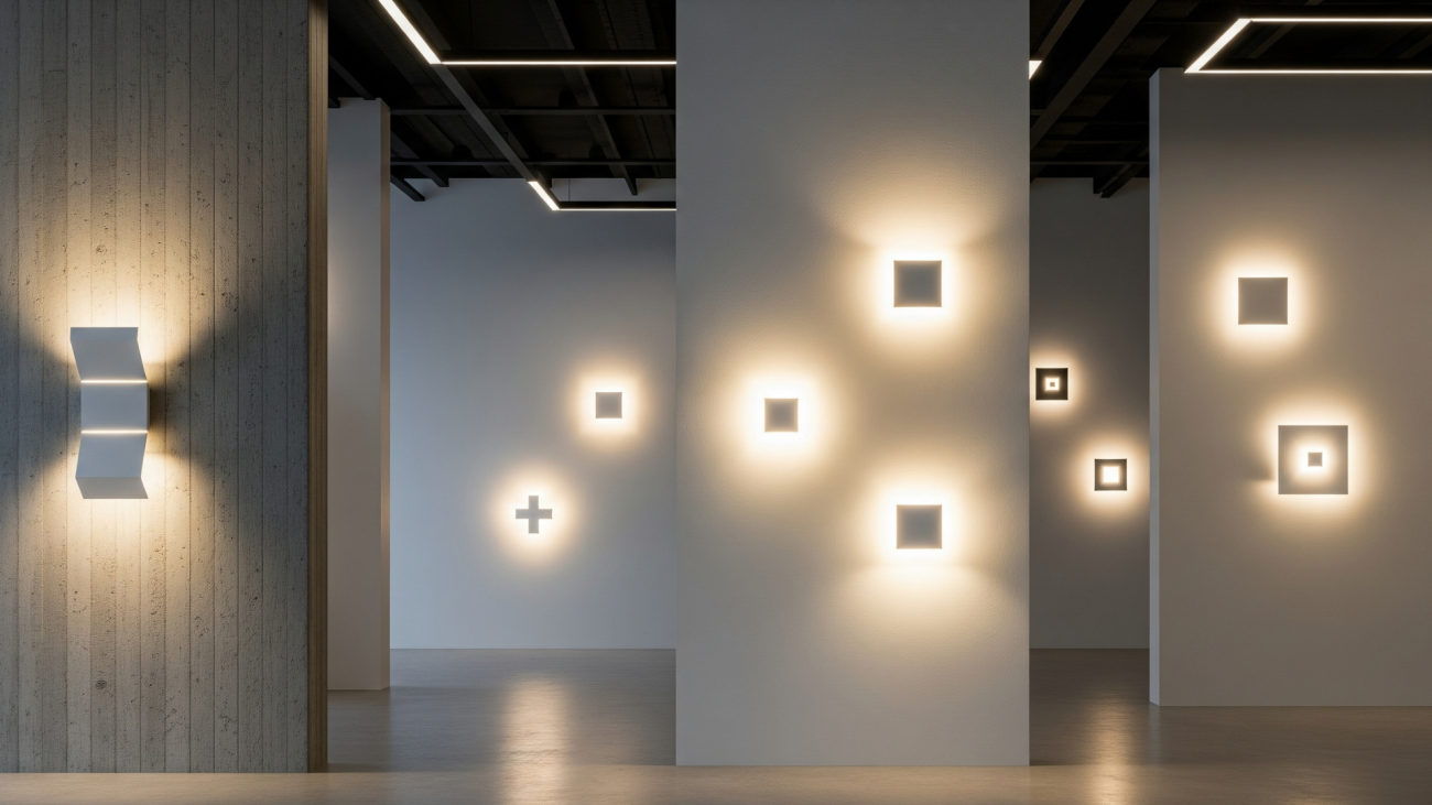 Modern aydınlatma ile şık iç mekan